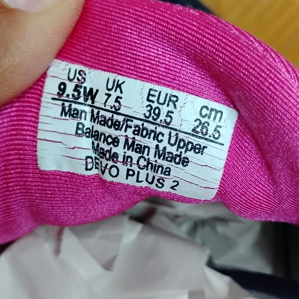 Ryka Womens 9.5 Devotion Plus 2 Walking Sneakers Blue Pink Comfort Athletic Shoe - Picture 11 of 16